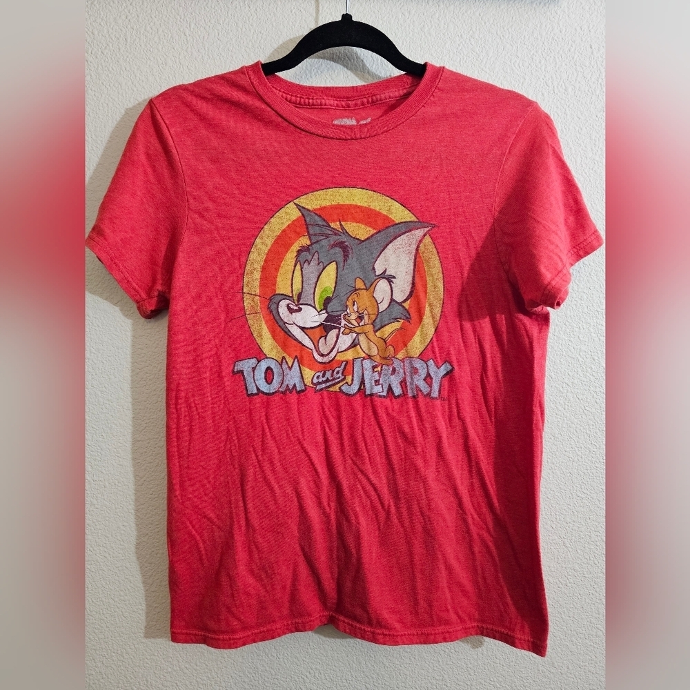 Tom and Jerry Kids Graphic Red T-Shirt